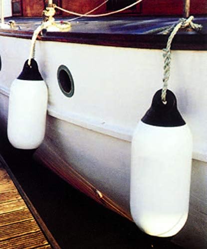 Seilflechter - Aufblasbarer Langfender - Fender für Boot oder Yacht Blau Ø 240 mm; Länge: 700 mm, Bl