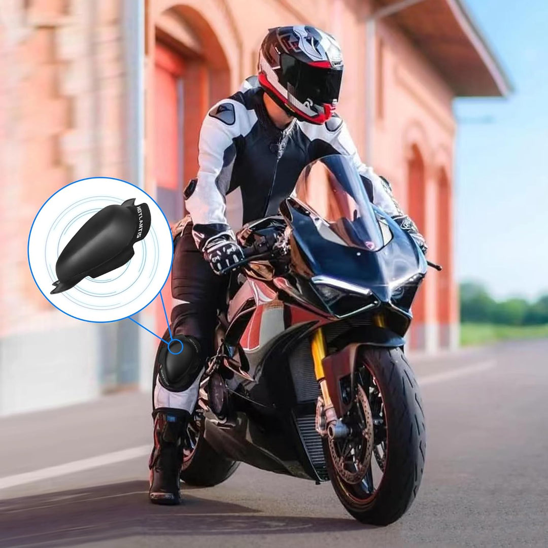 HOTLANTIS Universal Knieschleifer Knee Slider für Knieschutz Outdoor Motorrad Reiten Motorrad Racing