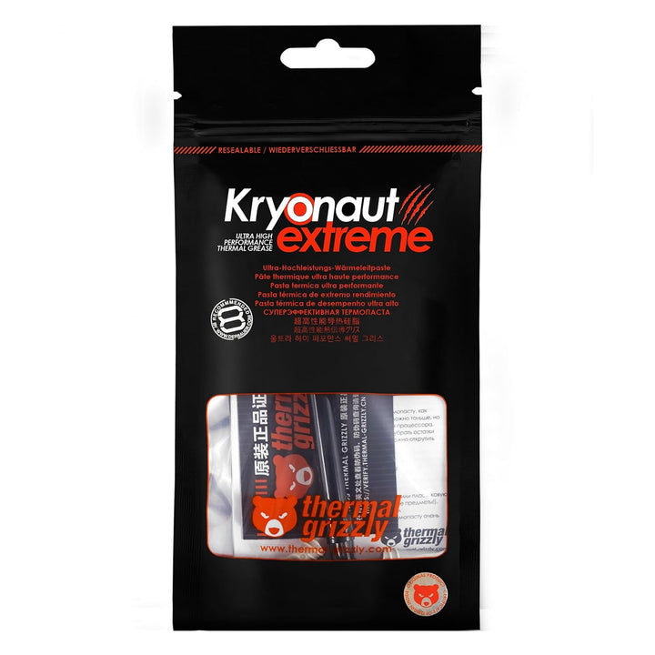 Thermal Grizzly - Kryonaut extreme - 2 Gramm - Extrem Hochleistungsfähige Wärmeleitpaste - Für Maxim