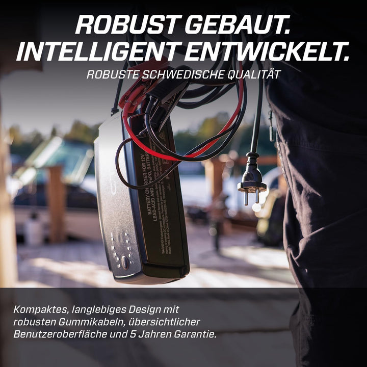 CTEK NXT 15 Smart-Batterieladegerät 12 V, 15 A, Lithium-kompatibel, Rekonditionierungs- und Versorgu
