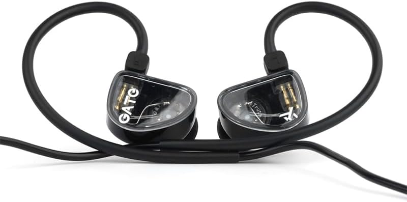 Truthear Gate In-Ear-Kopfhörer, dynamischer Treiber, 3,5 mm, austauschbares Kopfhörerkabel, mit Mikr