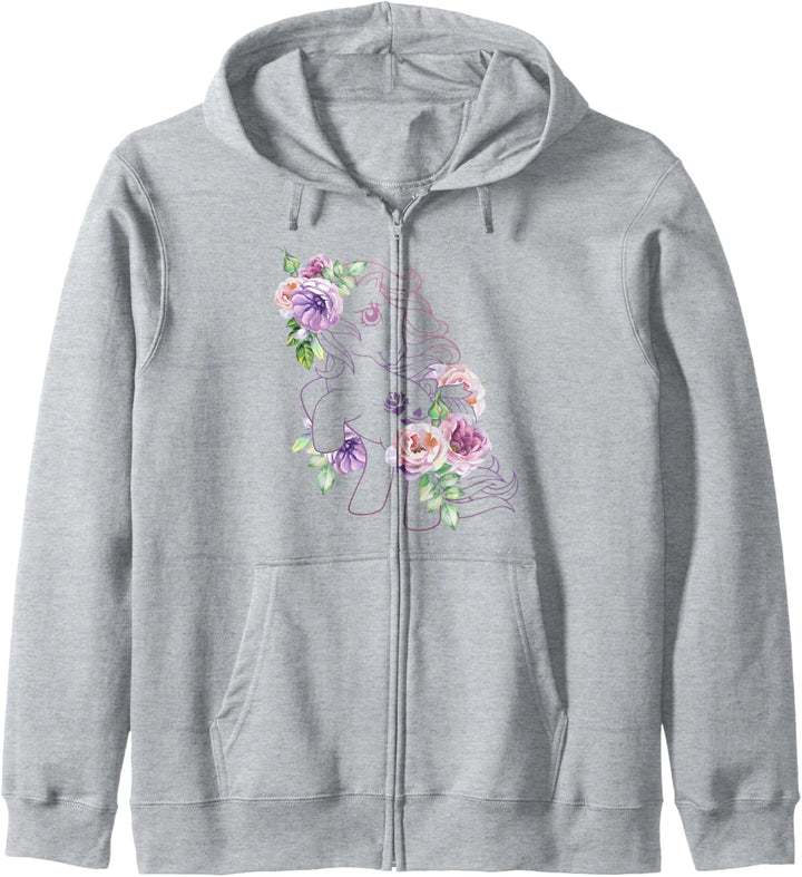 My Little Pony Original Retro Floral Pony Outline Kapuzenjacke
