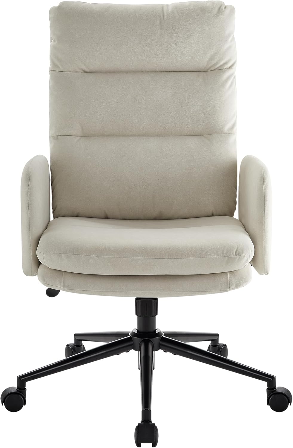 IWMH Schminktisch Stuhl, Schreibtischstuhl mit Rollen,Bürostuhl Ergonomisch mit Armlehne,Schminkstuh