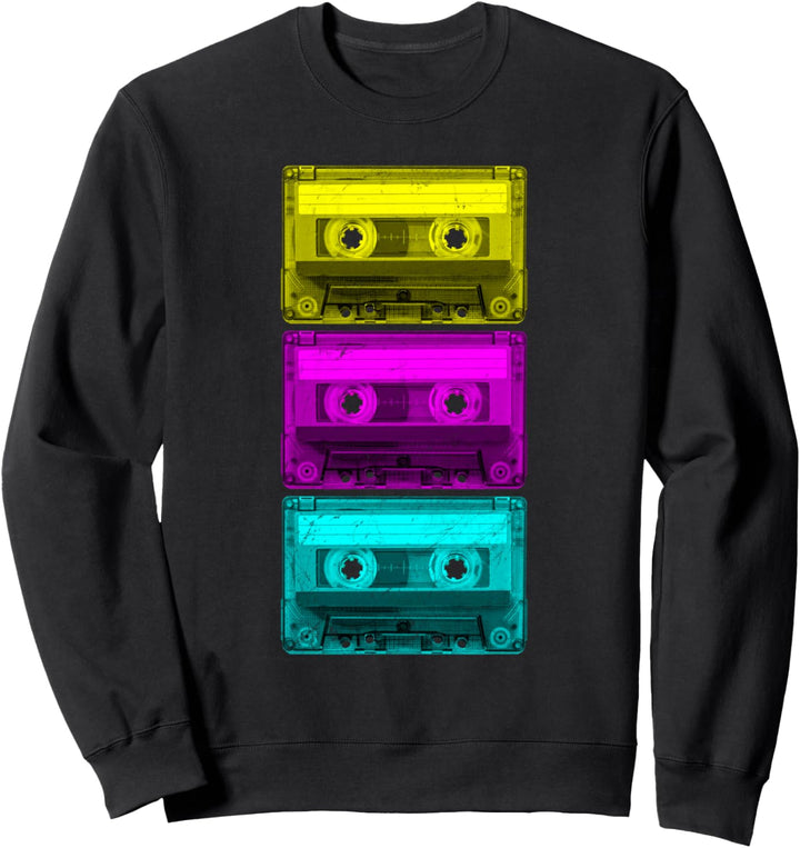 Cassette Tape Mixtape Retro Music 80s Vintage Sweatshirt