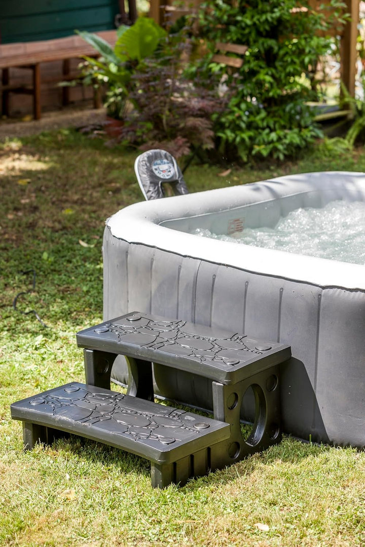 Gre SPAL2 - Leiter für Spas, 34 cm, braun, 70 x 65 x 34