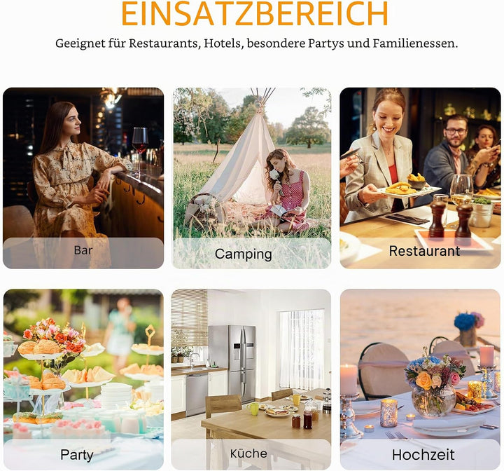 BESTonZON Glasglocke mit Teller Mini Kuchenst?nder mit Glasglocke Kuchen Dessert Obst Cupcake Glasha