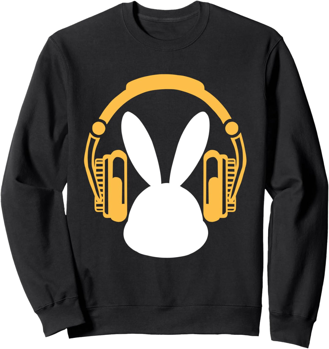 Happy Easter Bunny Kopfhörer Sweatshirt