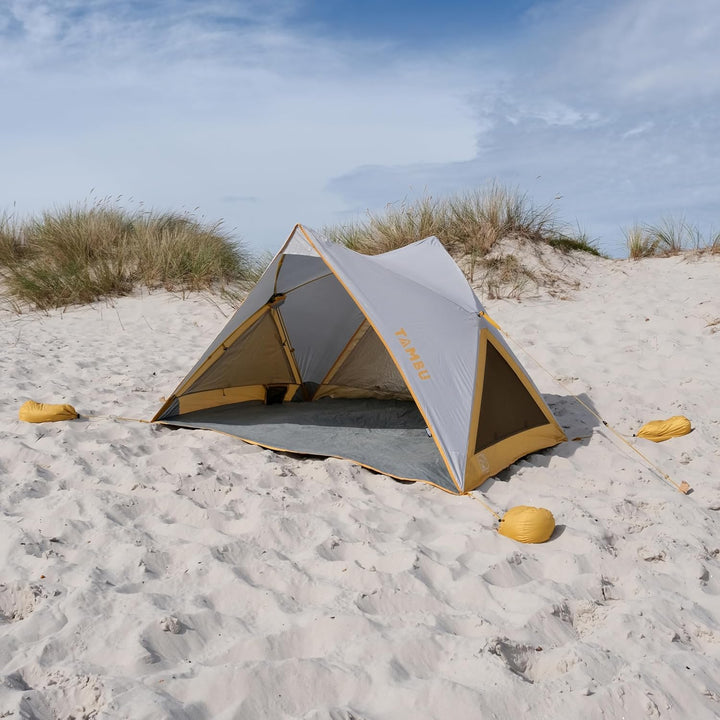 BARGA | Quick-Set-Up Strandmuschel | Instant-Frame Konstruktion