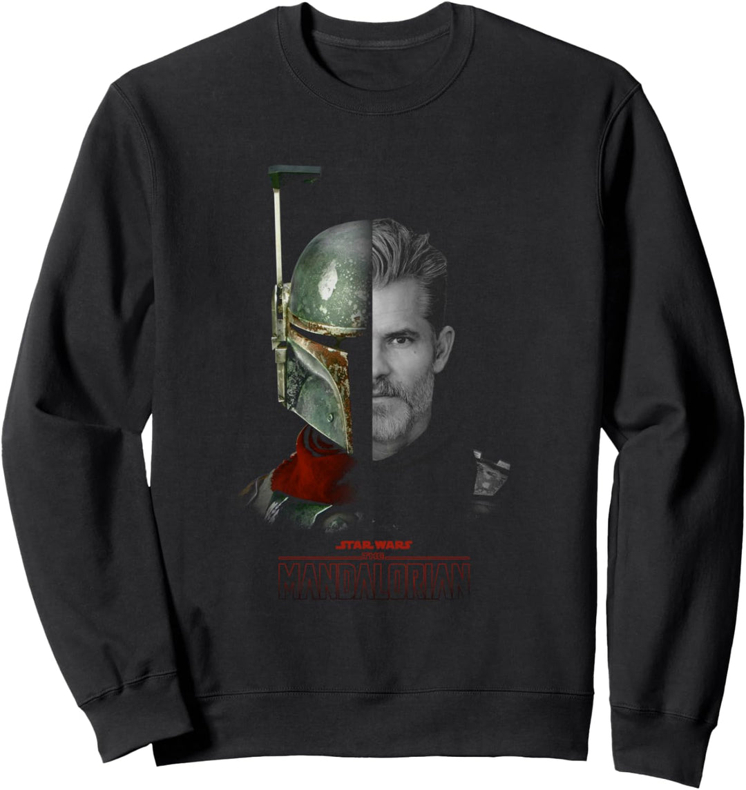Star Wars Mando Epic Split Poster Sweatshirt