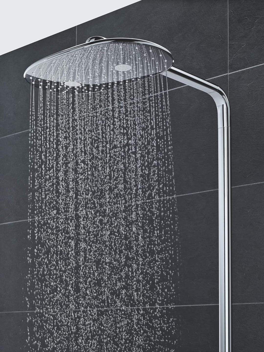 GROHE Rainshower System SmartControl Mono 360 - Duschsystem mit Thermostatbatterie (Wandmontage, int