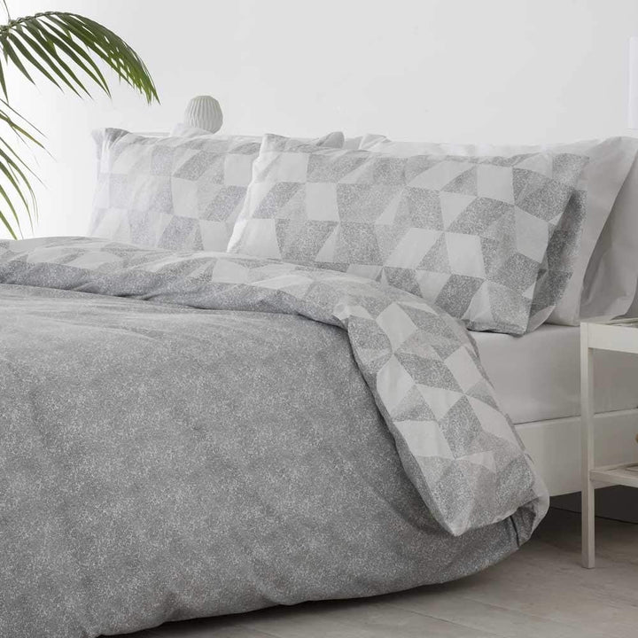 Cotton Artean Wendebettwäsche für Bett mit 135 cm Breite, mit Druckknöpfen. Hypoallergen. Cama 135 (