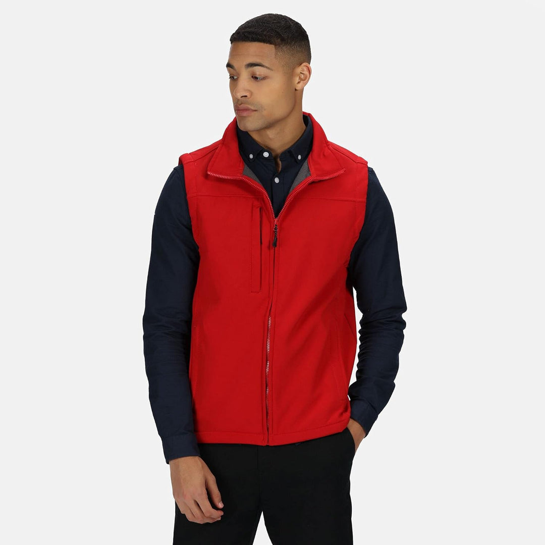 Regatta Flux Softshell-Weste für Herren (1 Stück) S Classic Red, S Classic Red