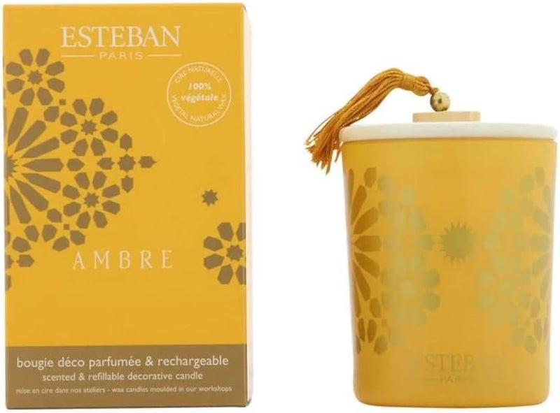 AMBRE Candela profumata ricaricabile