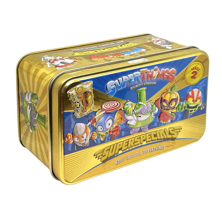SUPERTHINGS Series 2 Gold Tin – Enthält alle ganz besonderen Figuren aus Serie 2, darunter die Ultra