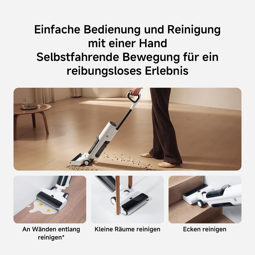 Xiaomi Truclean W20 Kabelloser 3-in-1 Nass-Trocken-Sauger, 15.000Pa Saugleistung, Selbstreinigung &