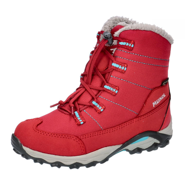Meindl Kinder Yolup GTX Winterschuhe 31 EU Erdbeer Türkis, 31 EU Erdbeer Türkis