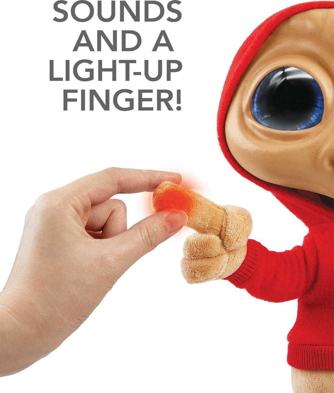 Mattel E.T. The Extra-Terrestrial 40th Anniversary Plush Figure with Lights and Sounds, Soft Toy fo