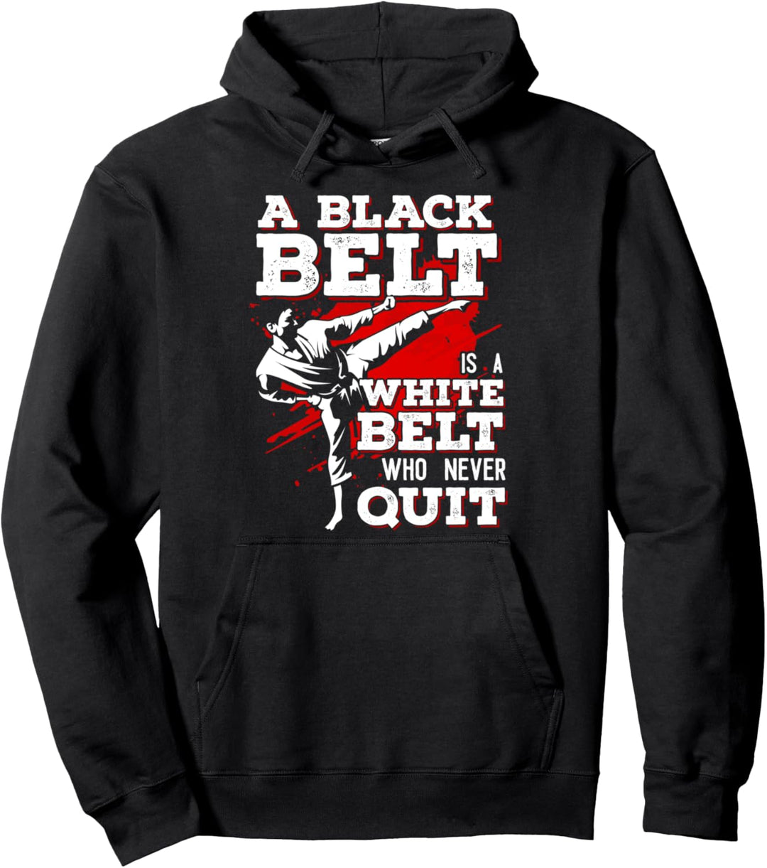 Black Belt Martial Arts Geschenk Pullover Hoodie