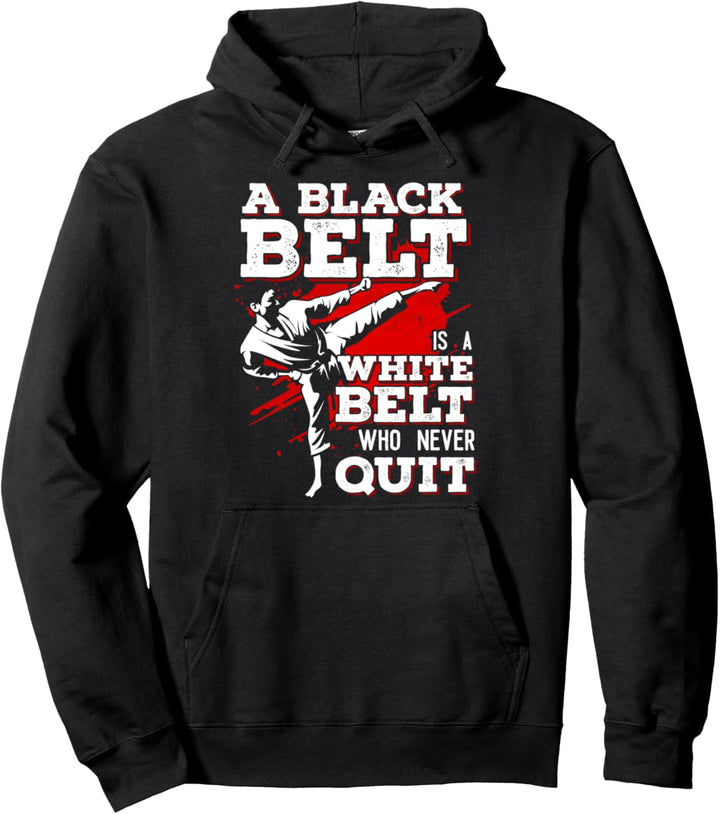 Black Belt Martial Arts Geschenk Pullover Hoodie
