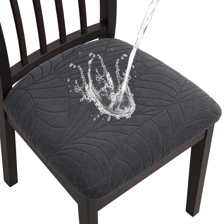 Fuloon Stuhlbezug Sitzfläche 4er Set, Stretch Stuhl Sitzbezüge für Esszimmer, Abnehmbare Waschbar Be