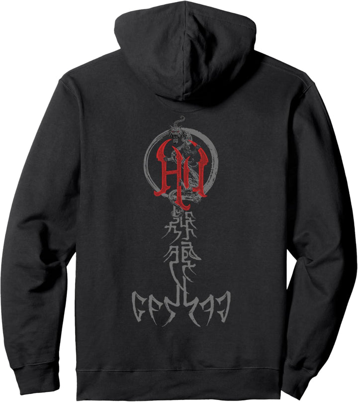 The Hu - Band Front Back Print Pullover Hoodie