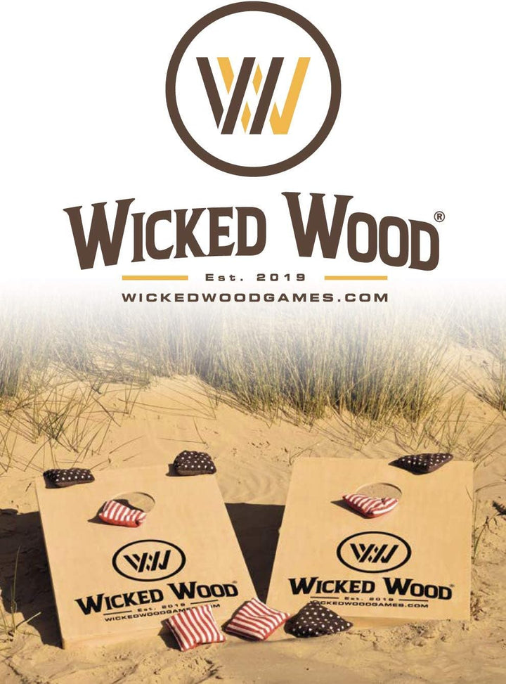 Offizielles Cornhole Set 90x60cm - 2x4 Cornhole Säckchen - EIN offiziell ACL-lizensiertes Set of Cor