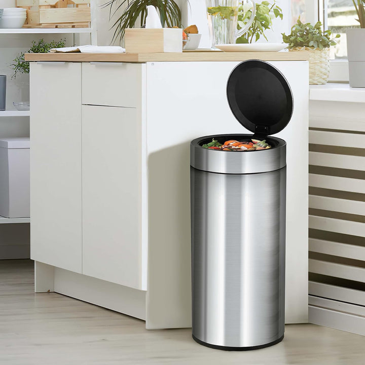 Ribelli 30L Mülleimer mit Sensor - Abfalleimer aus Edelstahl - automatisches Öffnen und Schliessen -