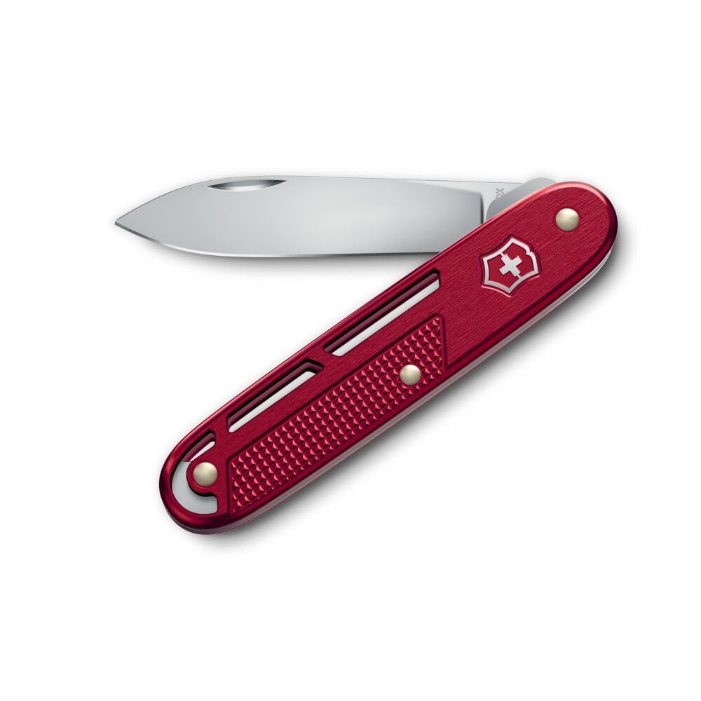 Victorinox Taschenmesser Onefold Alox, 2 Funktionen, Multitool, Grosse Klinge, Trageclip, Swiss Made