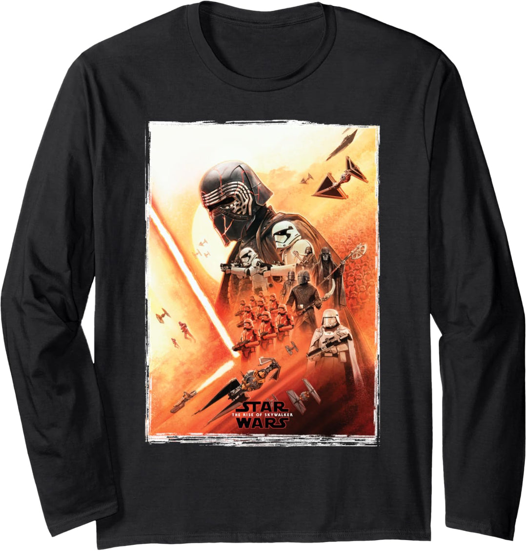 Star Wars: The Rise Of Skywalker Kylo Ren First Order Poster Langarmshirt