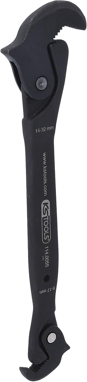 KS Tools 114.0055 Einhand-Multifunktions-Schlüssel, 8-17/14-32mm 8-17/14-32mm Grau, 8-17/14-32mm Gra