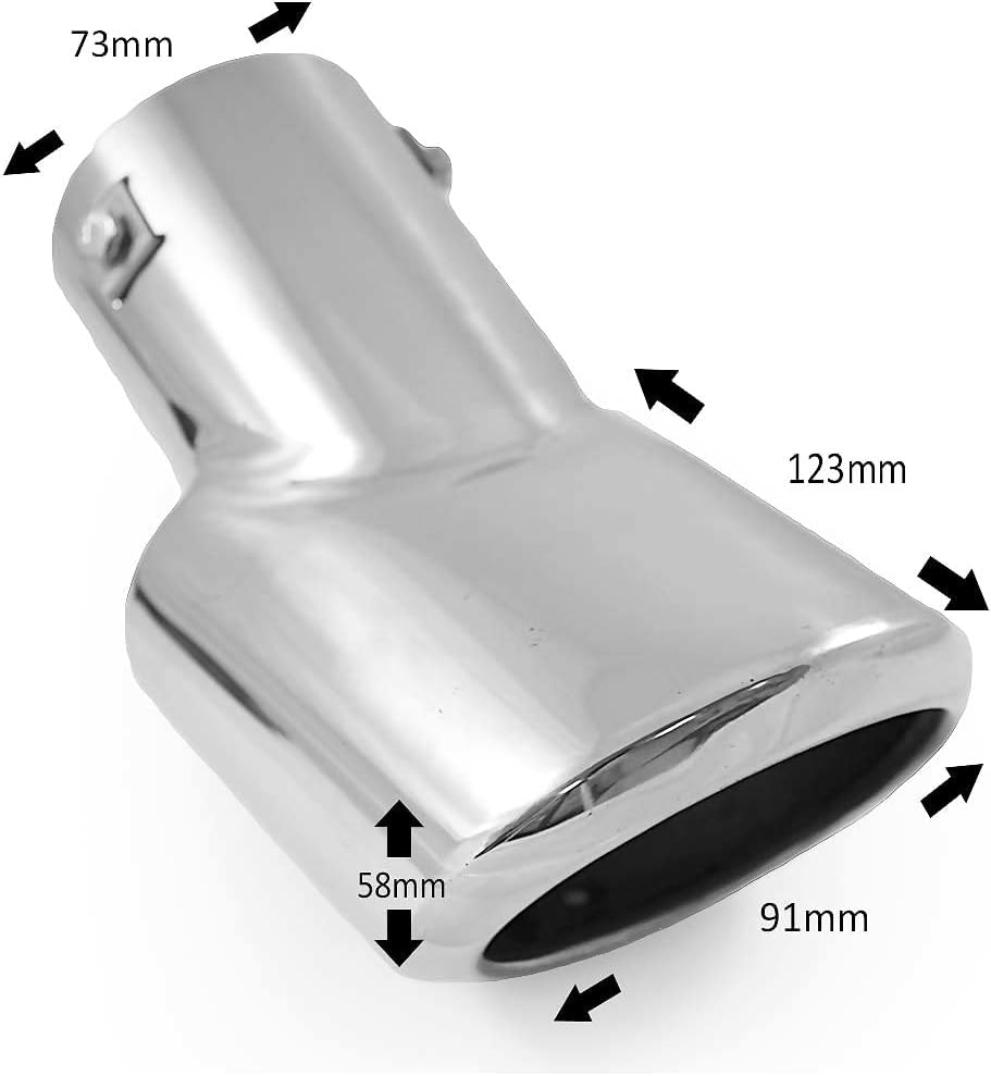 Auspuffblende Endrohr Endstuck Auspuff Blende Schalldampf Sportauspuff Universell Schalldampf Sport
