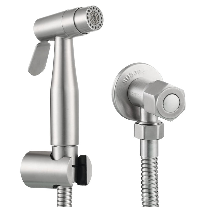 CIENCIA Bidet-Handbrause für Toilette Sprayer Edelstahl Sprüher Shattaf Komplett Bidet Set für WC, W