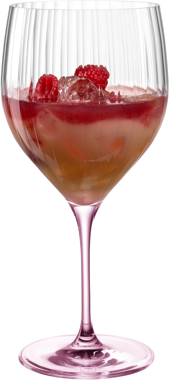 Leonardo Poesia Cocktailglas 6er Set, spülmaschinengeeignete Getränkegläser für Mixgetränke, Höhe 23