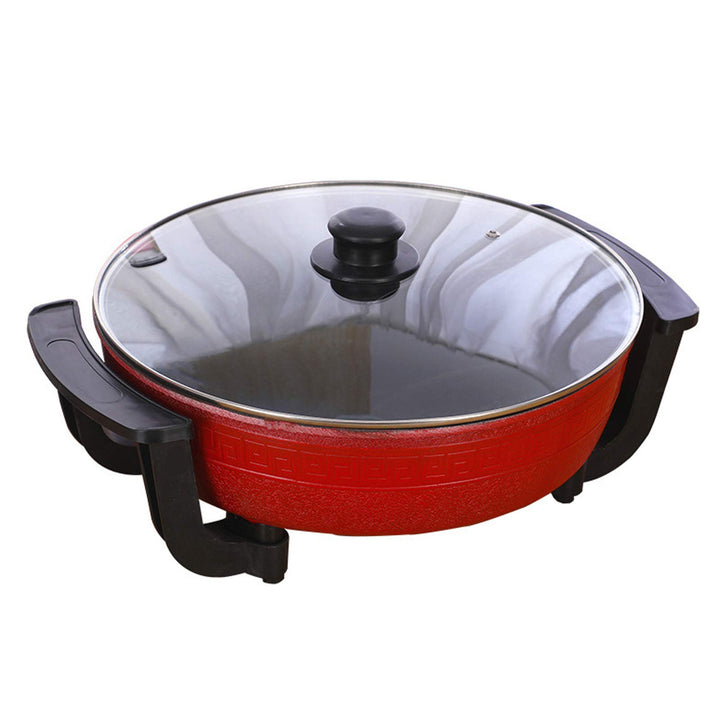 Elektrisch Hot Pot 6L Twin Kochtopf Feuertopf Suppentopf mit Deckel, Elektrischer Hotpot Topf 2 Grid