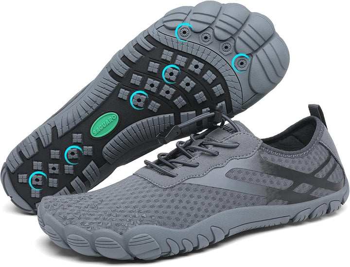 SAGUARO Badeschuhe Damen Aquaschuhe Herren Slip On Atmungsaktiv Schnelltrocknend Wasserschuhe Outdoo