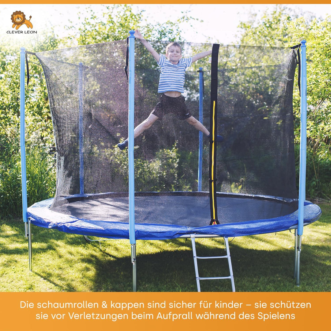 Trampolin Schaumstoff-Rohre 180 cm| Stangenschutz für Gartentrampolin universal | Schaumstoffabdecku