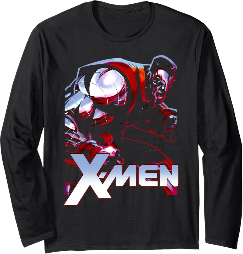 Marvel X-Men Colossus Shimmery Shining Langarmshirt