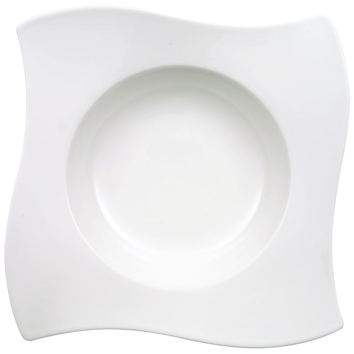 Villeroy & Boch NewWave Pastateller, 28 cm, Premium Porzellan, Weiss Pastateller 28 cm, Pastateller