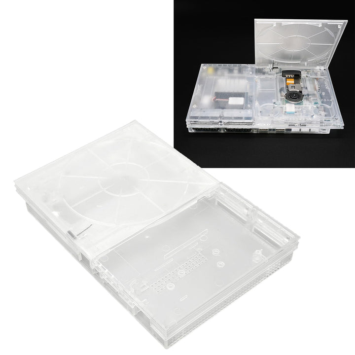 Ersatz Spielekonsolenschale für PS Slim, Transparente Spielekonsolenschale, Ersatzgehäuse mit Leicht