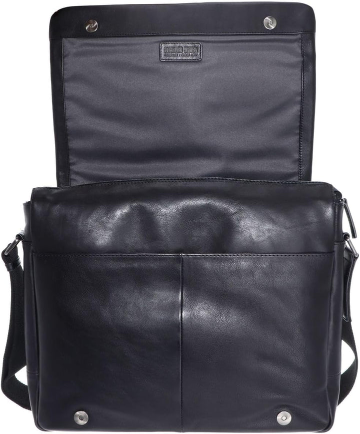 Leonhard Heyden Hamburg - Umhängetasche L 13" 38 cm black