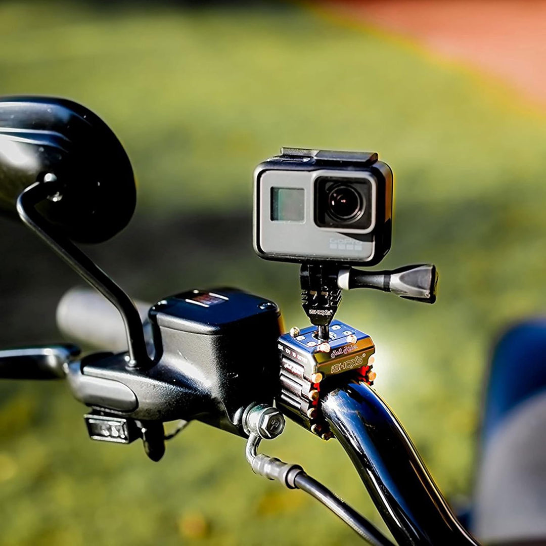 Hell Rider – Robuster Halter für GoPro, DJI, Akaso, Insta360 | Montage für Motorrad, Fahrrad & Sport