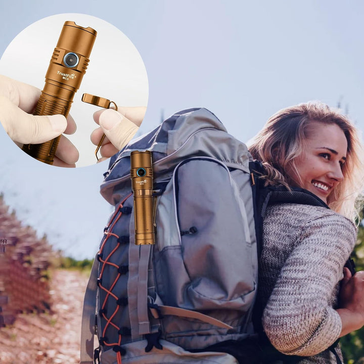 TrustFire MC5 Taschenlampe, 3300 Lumen Taschenlampe Led Aufladbar Heller als Jede Taschenlampe LED 1