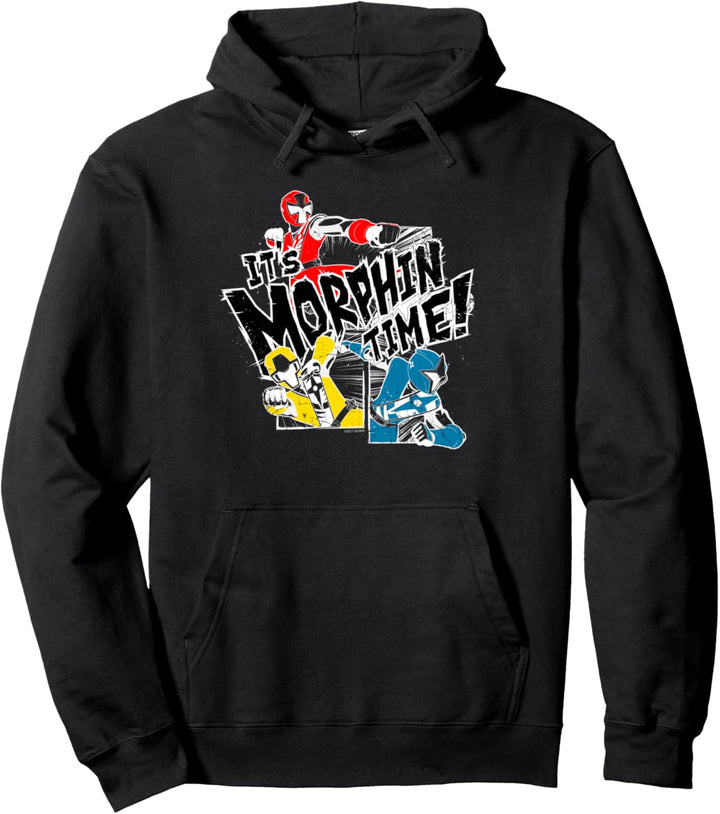 Power Rangers Ninja Steel Panels Pullover Hoodie