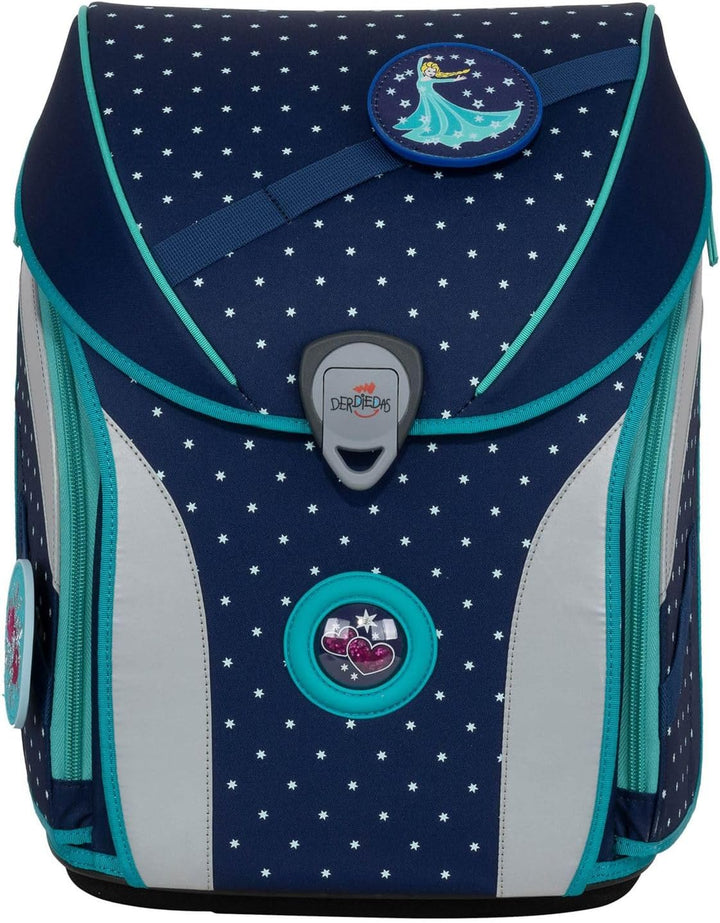 DerDieDas Schulranzen Set 5-TLG. Ergoflex MAX Buttons Star Princess