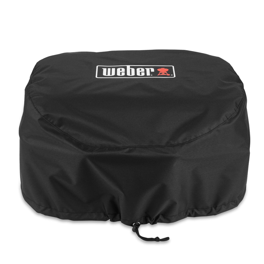 Weber Premium Grill Bonnet Abdeckhaube für Lumin Compact, atmungsaktiv UV- & wasserbeständig, Schutz