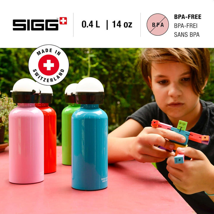SIGG - Alu Trinkflasche Kinder - KBT - Auslaufsicher - Federleicht - BPA-frei - Klimaneutral Zertifi