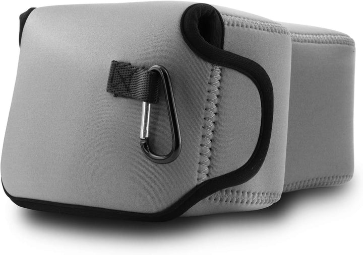 MegaGear Ultraleichte Kameratasche aus Neopren kompatibel mit Nikon Coolpix P1000 Grau, Grau