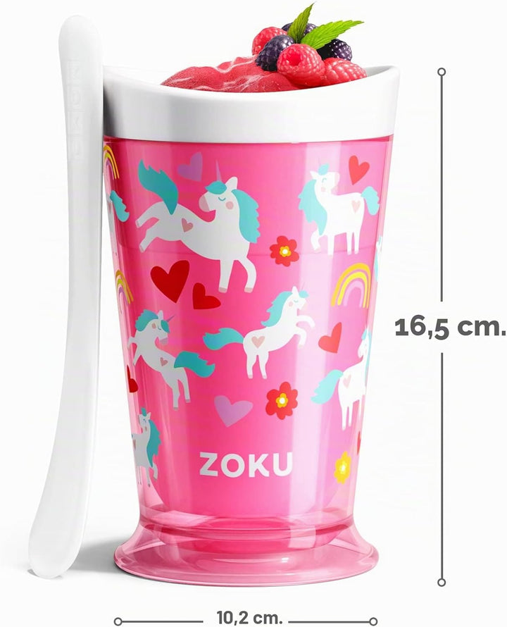 ZOKU Original Slush and Shake Maker, Slushy Cup für schnell gefrorene hausgemachte Einzelportion Slu