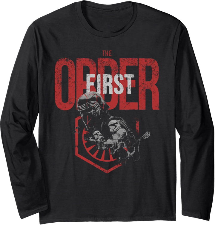 Star Wars: The Rise Of Skywalker The First Order Logo Langarmshirt