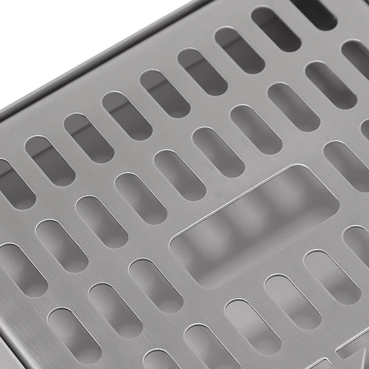 15 cm Edelstahl-Tropftray für Hausbar – spülmaschinenfest, Premium-Design